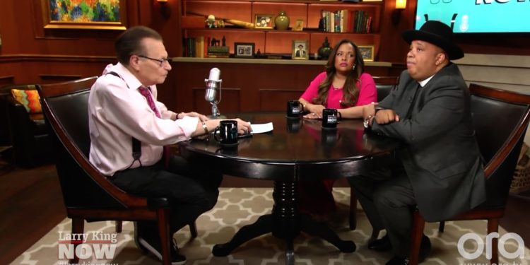 run’ simmons disagrees with larry king that the christian