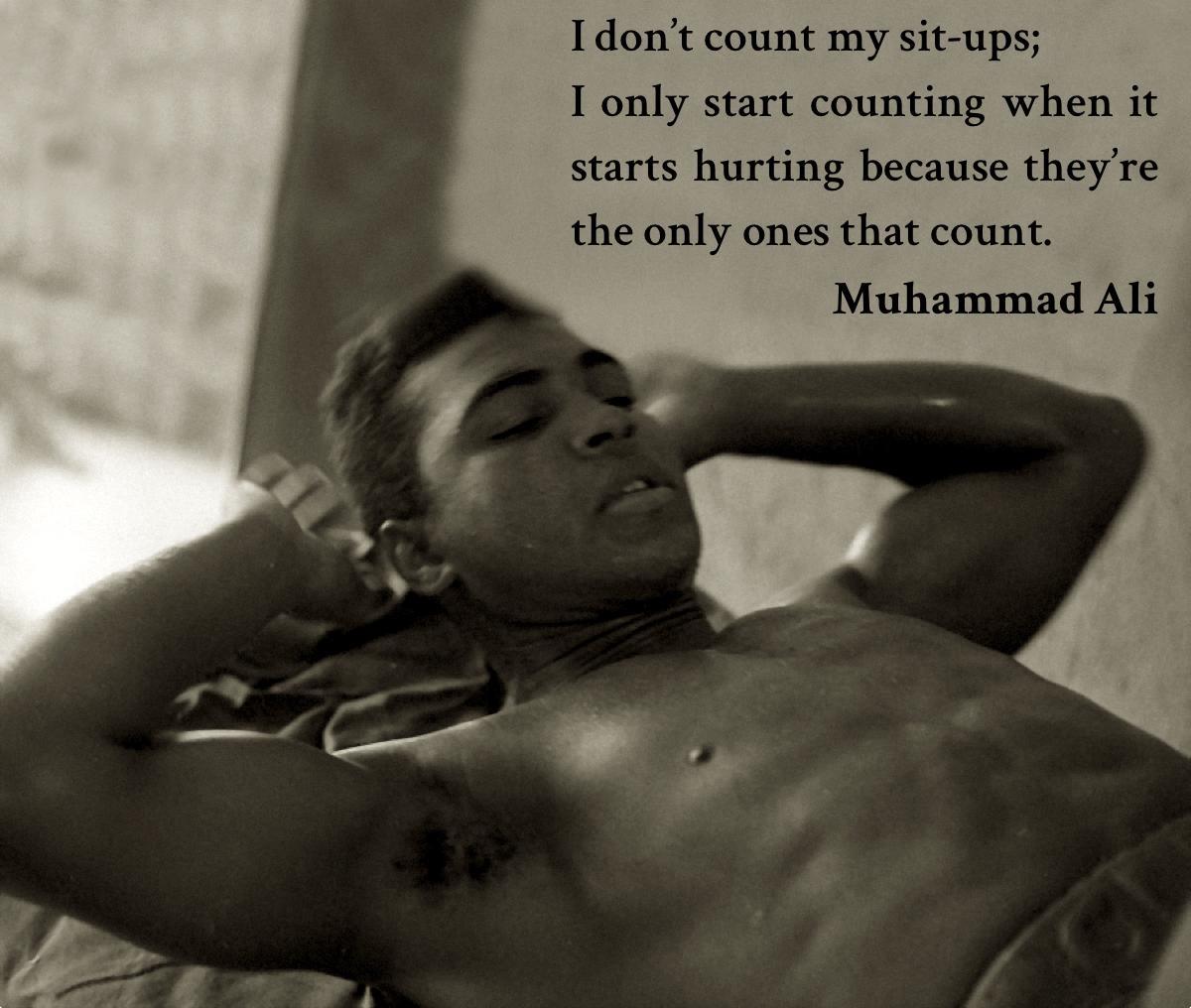 Muhammad Ali - Sit Ups