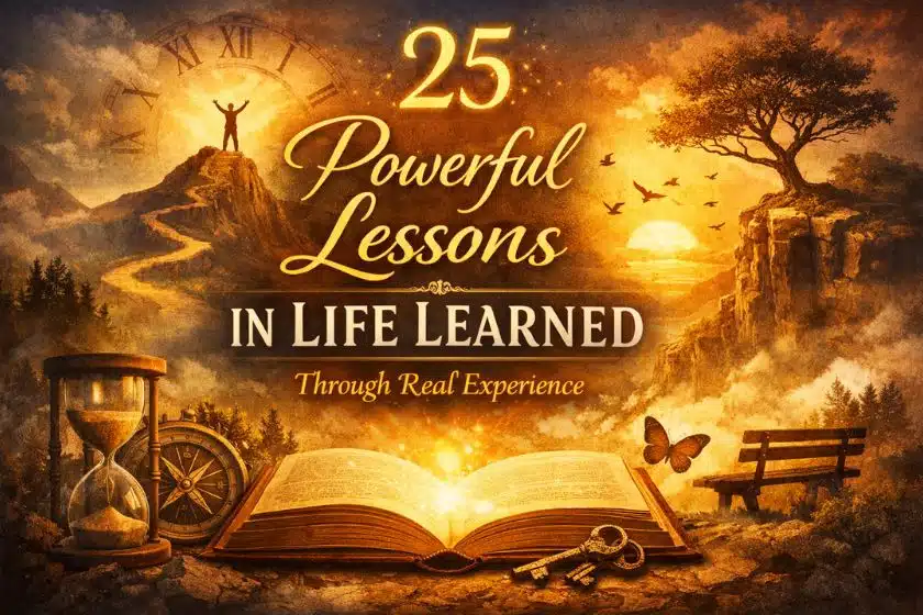 lessons in life learned